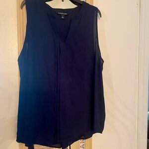 Calvin Klein Women's Navy Sleeveless Top